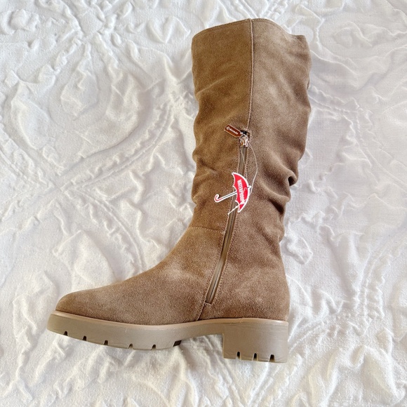 Blondo Keisha Tall Suede Waterproof Boots Size 8 New - Picture 3 of 7